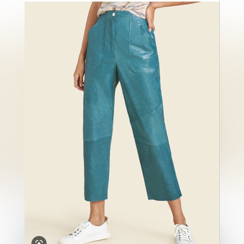 Veronica Beard Enrica Leather pants